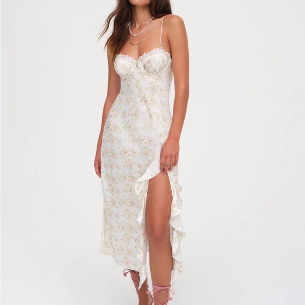 FOR LOVE & LEMONS Chania Midi Dress